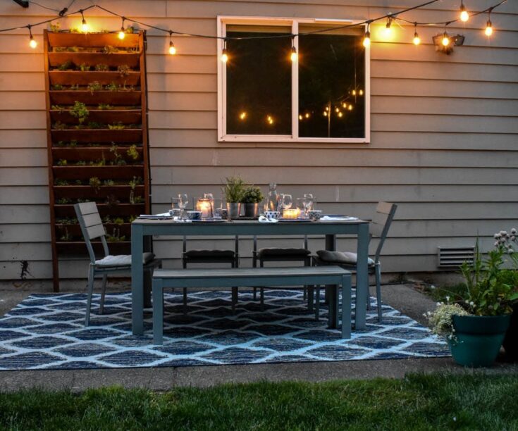 How to Hang Outdoor String Lights in 3 Easy Steps