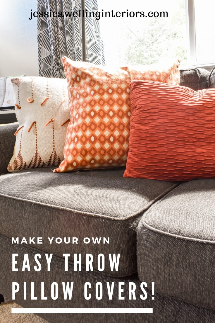 Easy DIY Throw Pillow Covers