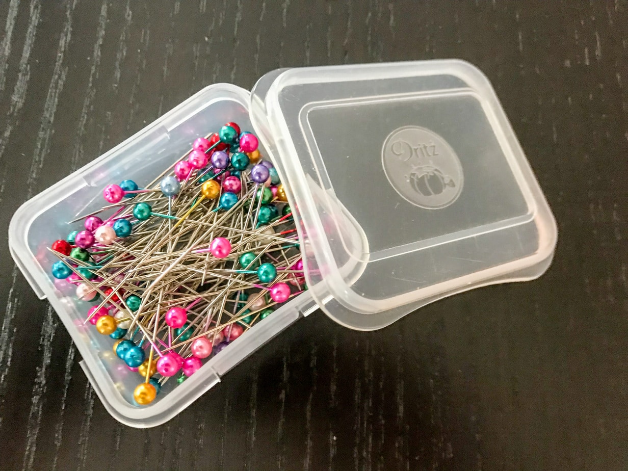 photo of sewing pins