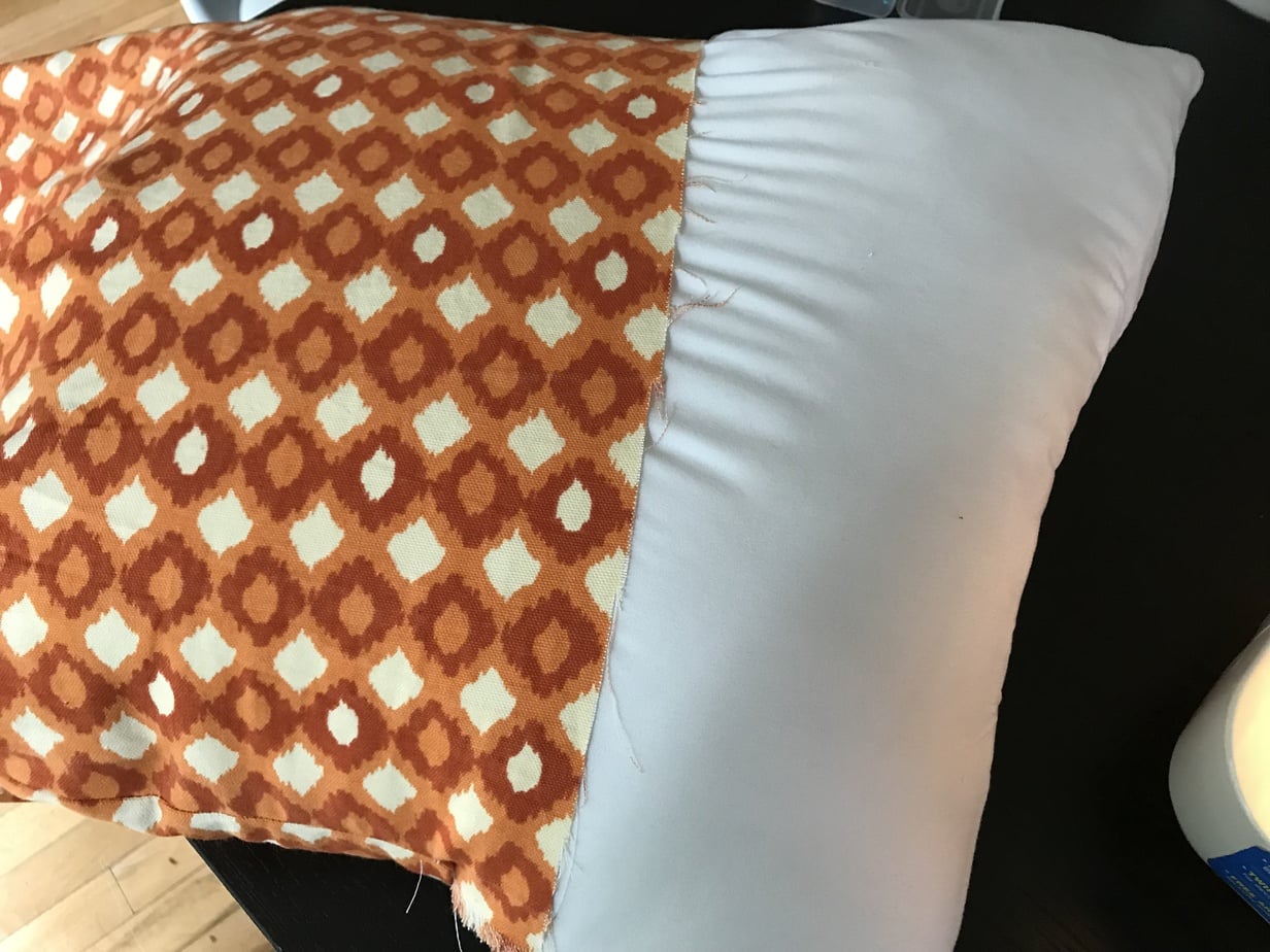 photo of DIY throw pillow cover