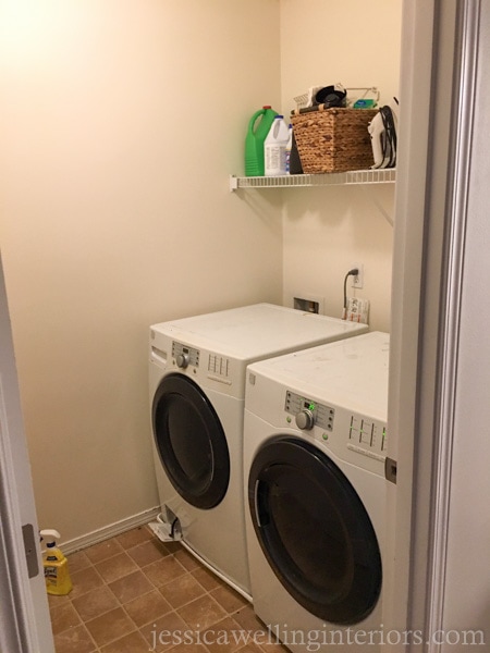 Budget Laundry Room Makeover - Kenarry