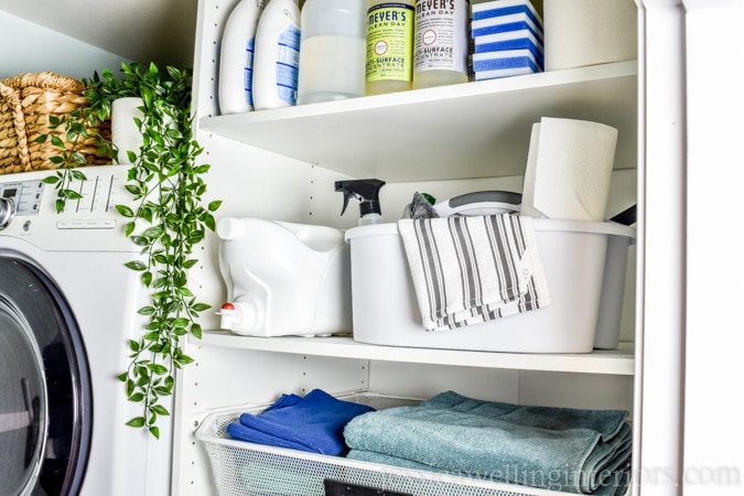 Small Laundry Room Makeover Jessica, Ikea Laundry Room Storage Solutions