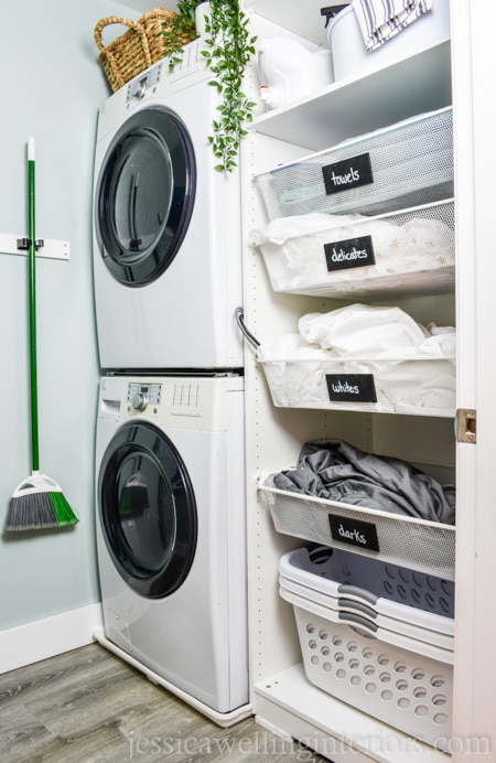 38 Ideas for Laundry Rooms with Stacked Washer Dryers