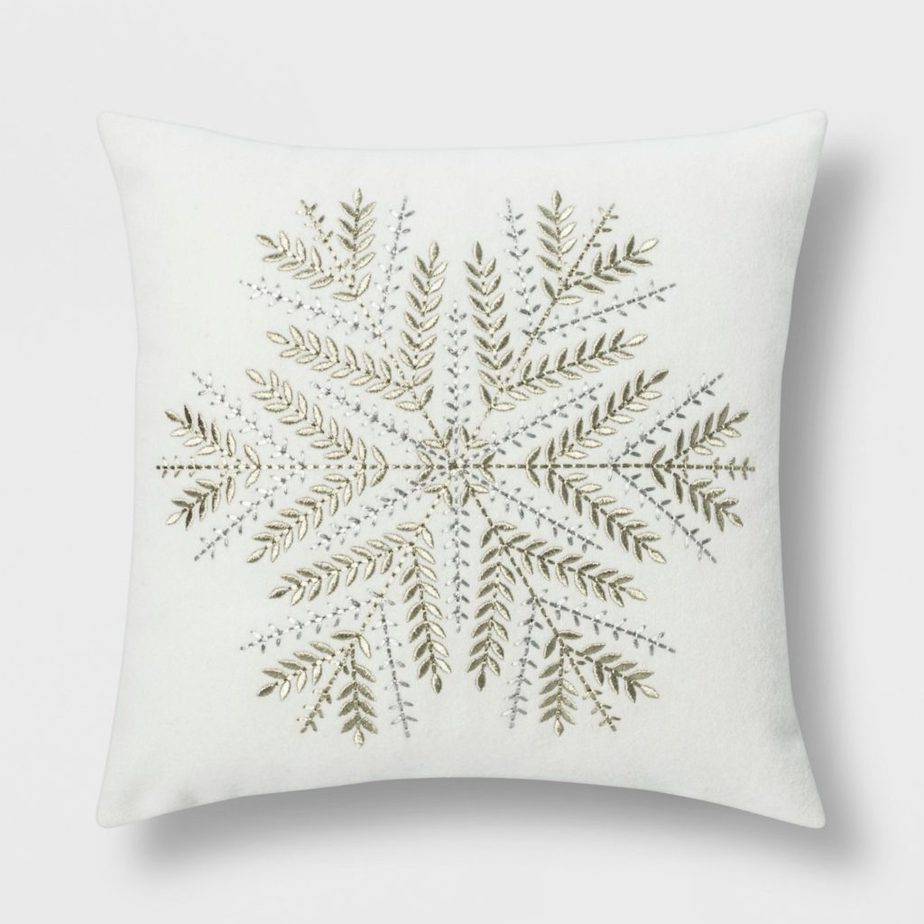 Transition from Christmas to Winter with these inexpensive  but cozy Winter throw pillows and throw pillow covers. They will bring texture and warmth to your sofa or bed during the cold months!