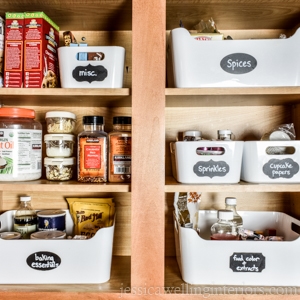 A Messy Girl's Guide to an Organized Pantry - Jessica Welling Interiors