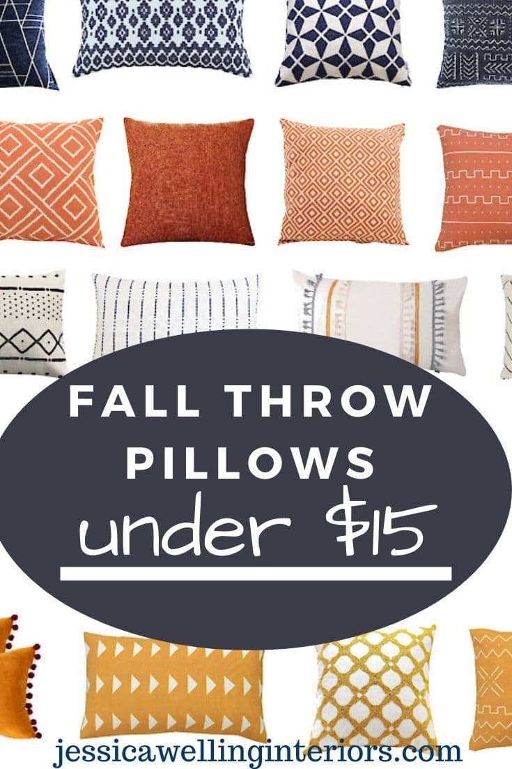 Cheap Fall Pillow Covers For 2024 Jessica Welling Interiors   Fall Throw Pillows Under 15 