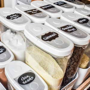 baking supplies in a drawer