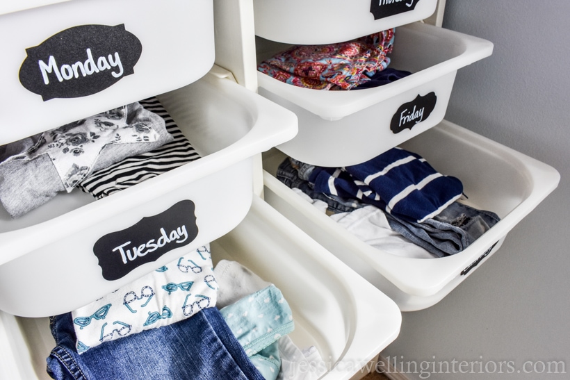 Baby Clothes Storage and Organiser Ideas