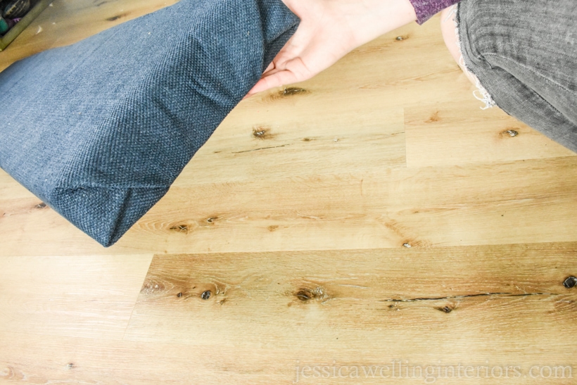 Easy DIY Upholstered Window Seat Cushion - Jessica Welling Interiors