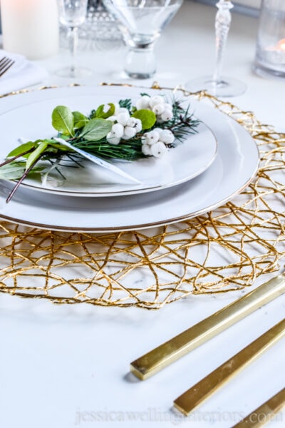 Simple Place Card Holders With Fresh Herbs & Flowers - Jessica Welling ...