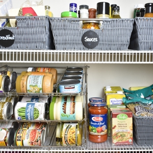 How to Organize A Pantry With Deep Shelves (So You Can Actually Find  Things!) - Jessica Welling Interiors