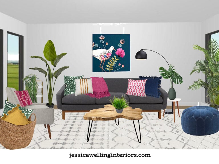 Modern Living Room Decor for Spring!