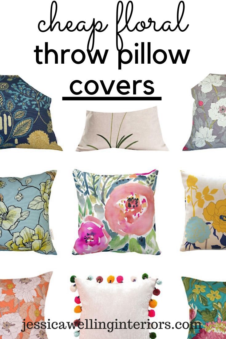 Cheap Throw Pillow Covers for Spring & Summer! Jessica Welling Interiors