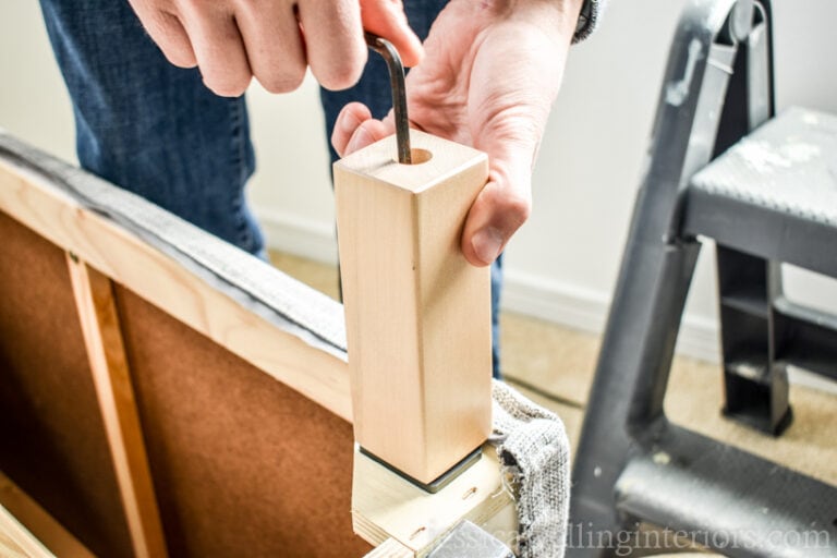 Update an Old Sofa with New Legs! Jessica Welling Interiors