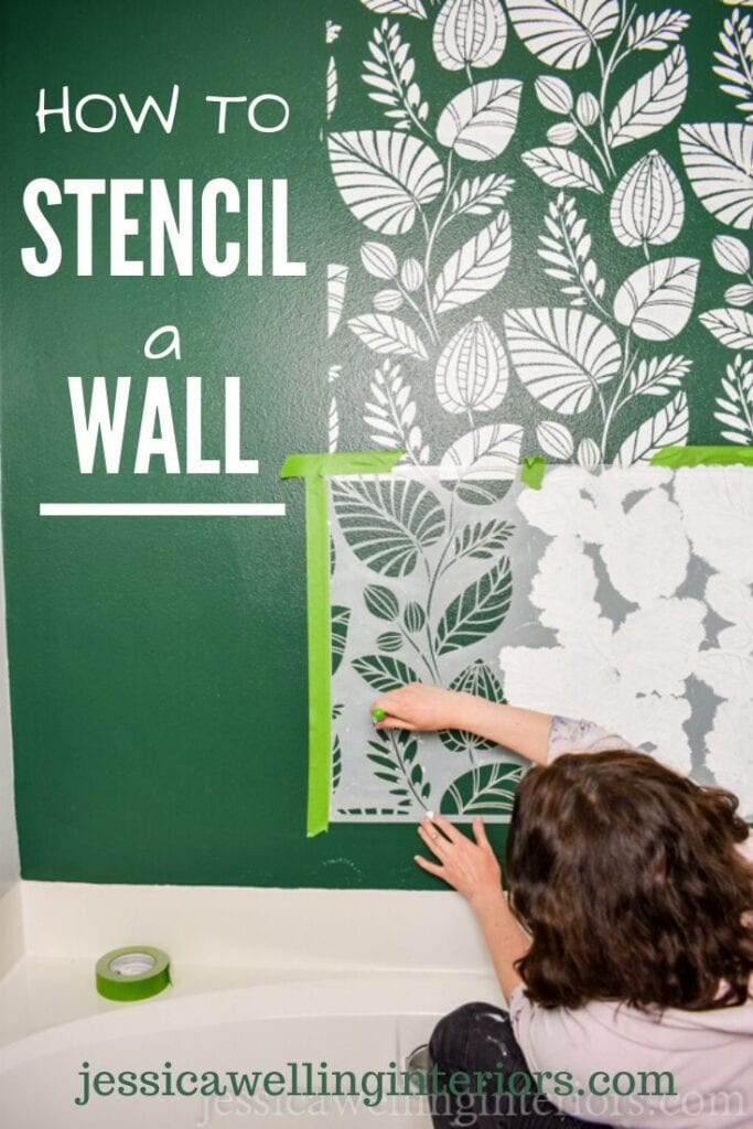 stencil accent wall ideas