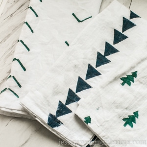 DIY White Tea Towels - 6 Pc.