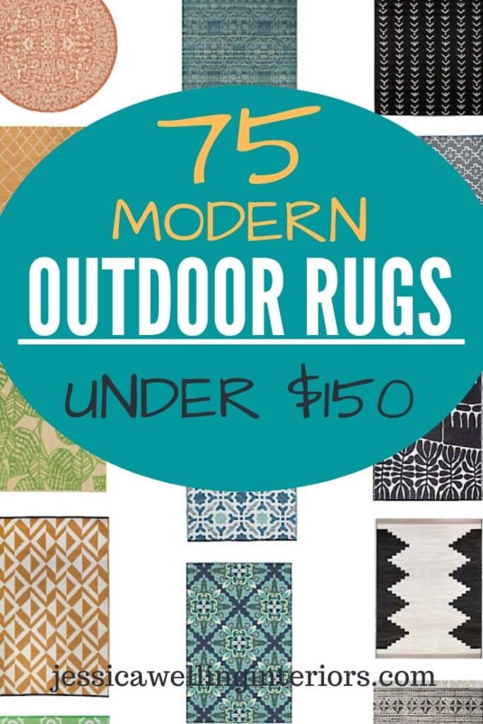 affordable patio rugs