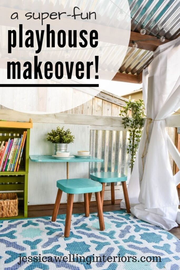 A Super-Fun Playhouse Makeover