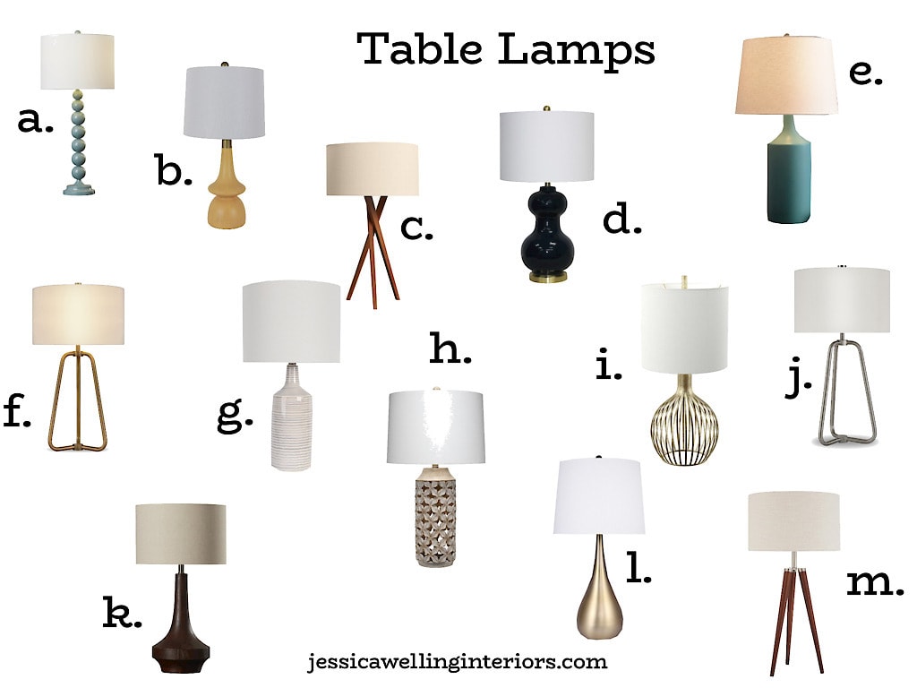 Find the Right Size Lamp for Your Nightstand, Ideas