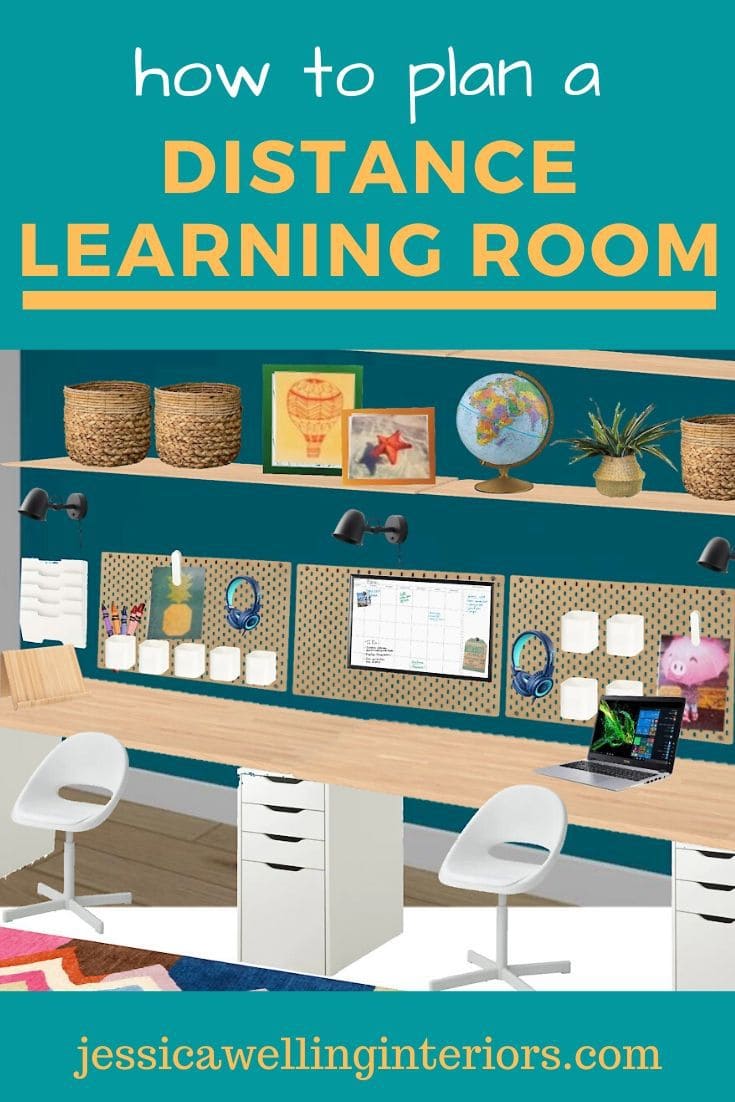 How to Set Up A Homeschool Room - Jessica Welling Interiors