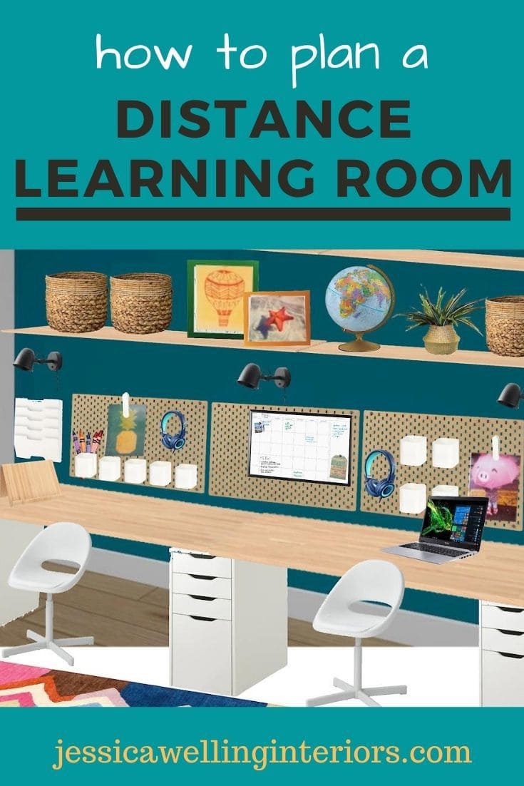 How to Set Up A Homeschool Room - Jessica Welling Interiors