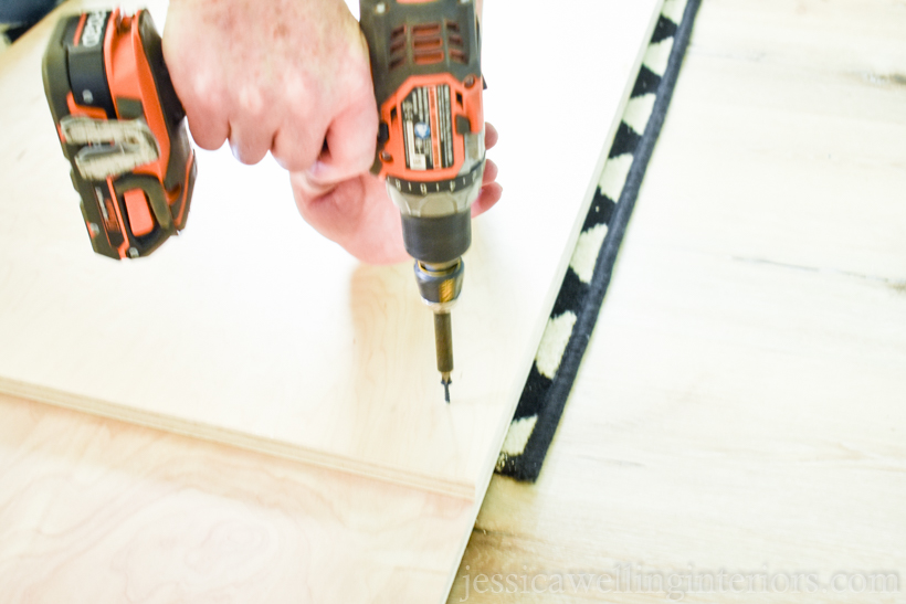 How to Drill Hole Through IKEA Desk Tabletop