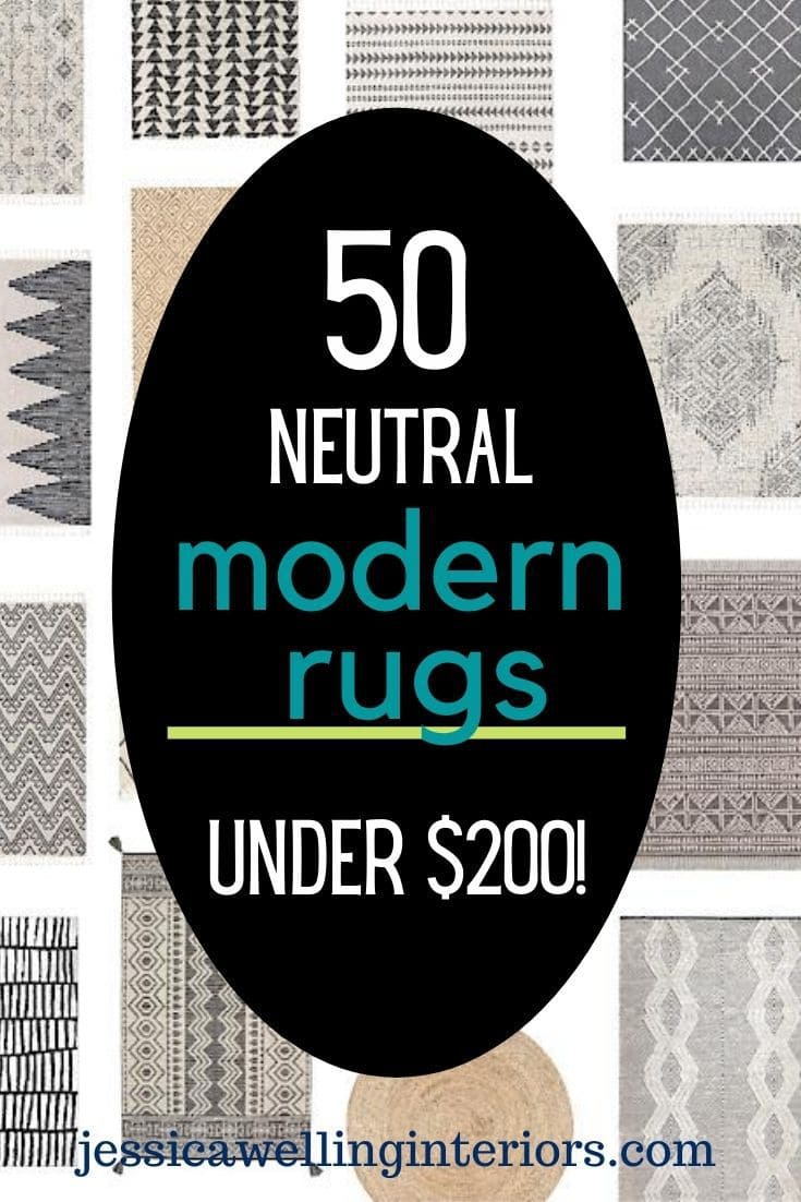 50 Neutral Modern Rugs Under 200 2024 Jessica Welling Interiors   50 Neutral Modern Rugs Under 200 2 