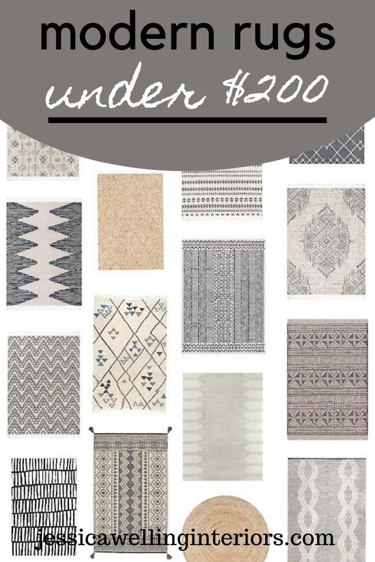 50 Neutral Modern Rugs Under $200! (2024) - Jessica Welling Interiors