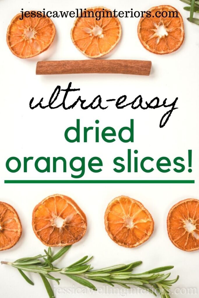 ultra-easy dried orange slices