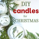 DIY Christmas Tree Scented Candles - Jessica Welling Interiors