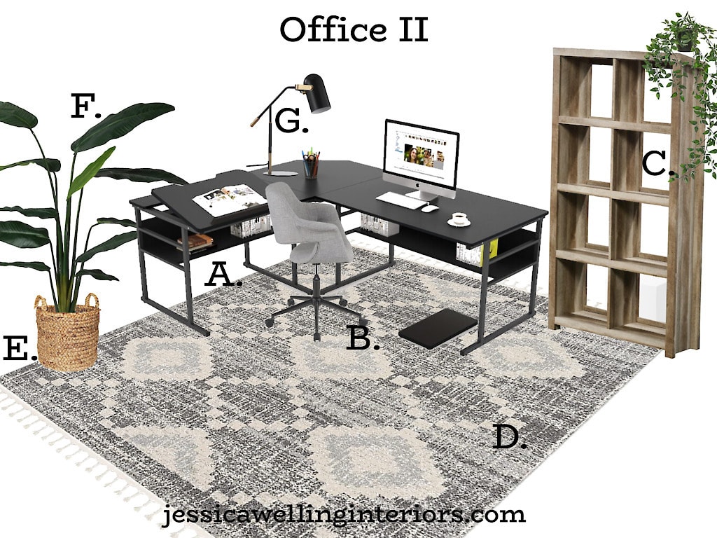 Home Office Decor Ideas Under $100 » We're The Joneses