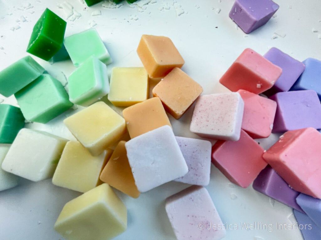 variety of scented soy wax melts