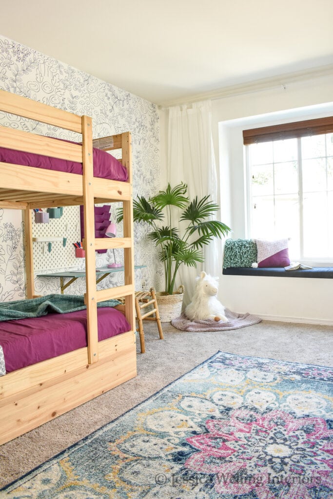 Girls room hotsell with bunk beds