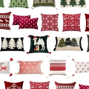 Outdoor Pillows Covers with Inserts Set of 2, Christmas Funny Santa Claus  on Xmas Eve Waterproof Pillow with Adjustable Strap Decorative Throw  Pillows