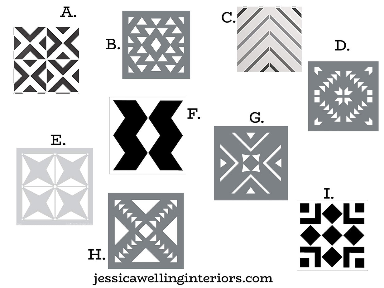 25 Modern Moroccan Tile Stencils - Jessica Welling Interiors