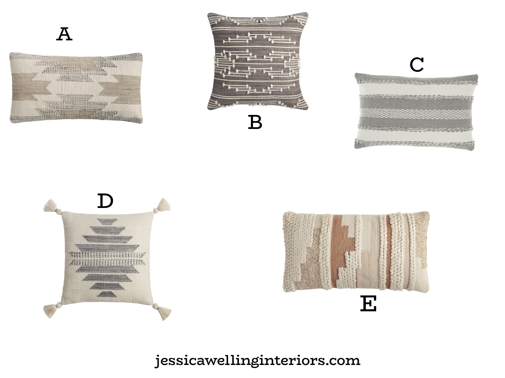 The Best Boho Outdoor Pillows for 2022! Jessica Welling Interiors