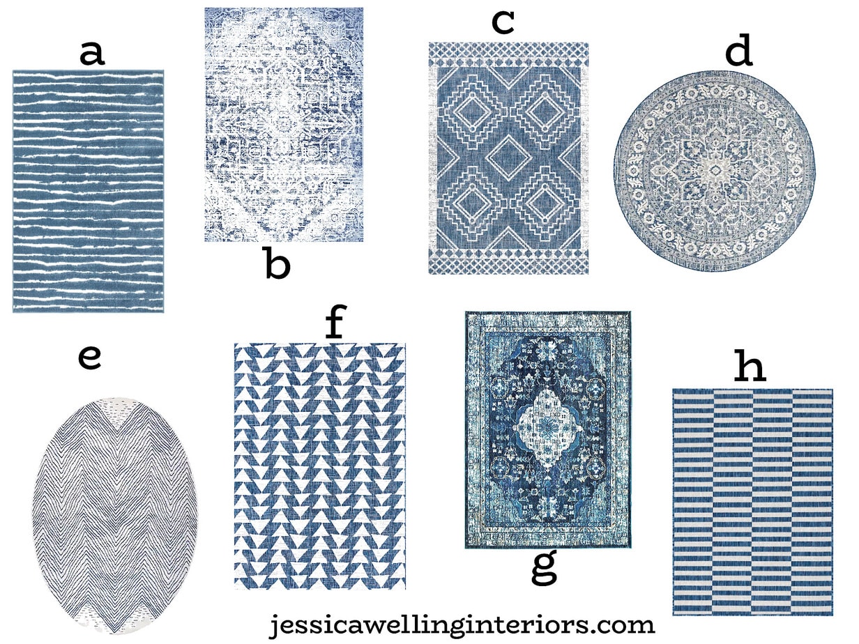 The Best Blue Outdoor Rugs 2024 Jessica Welling Interiors   Medium Blue Outdoor Rugs 