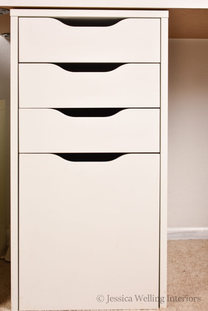 Ikea Alex drawer unit with a file drawer