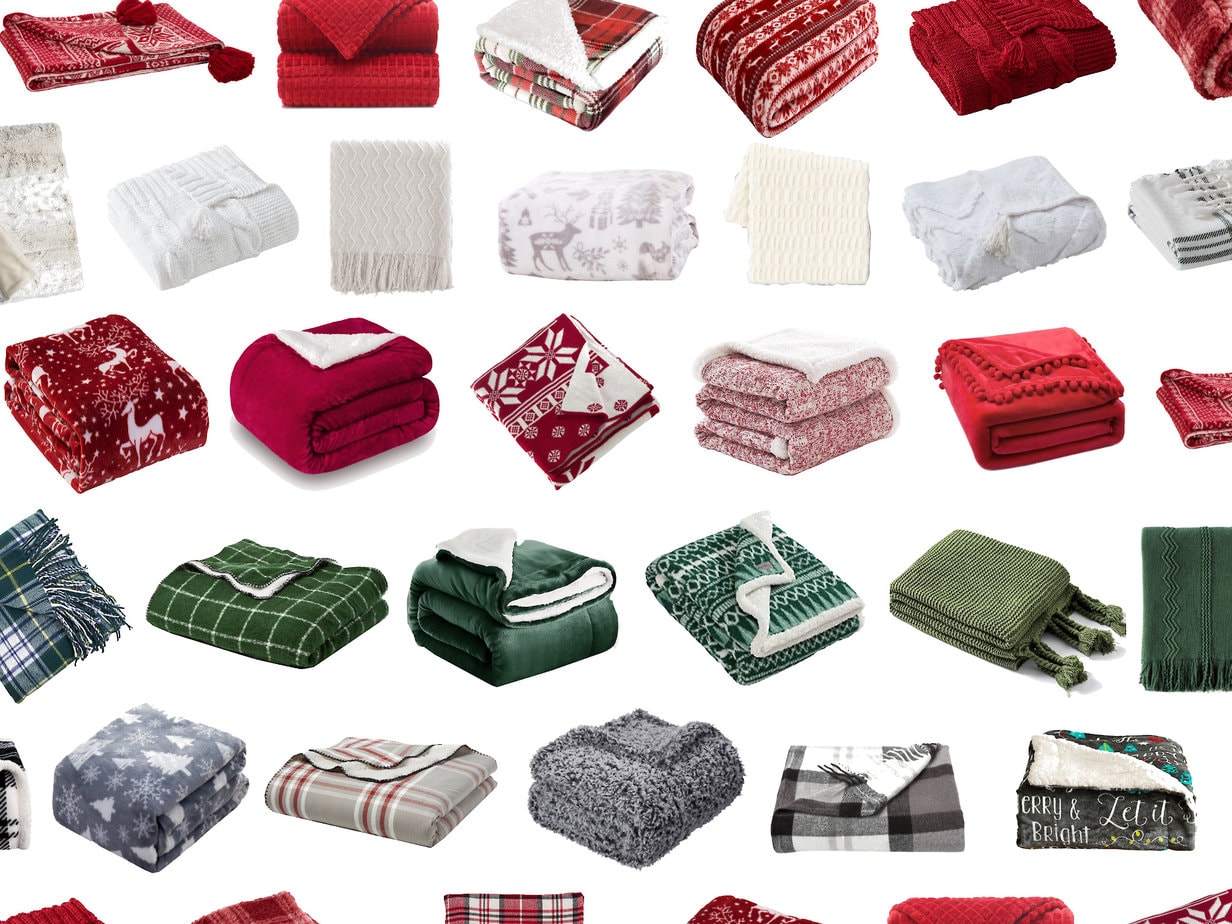 The Best Christmas Blankets Under $30 for 2022!
