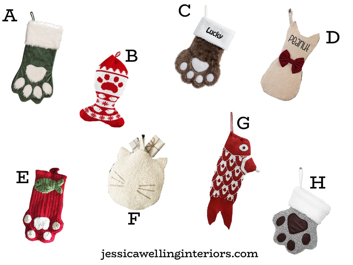 The Best Cat Christmas Stockings (2024) - Jessica Welling Interiors