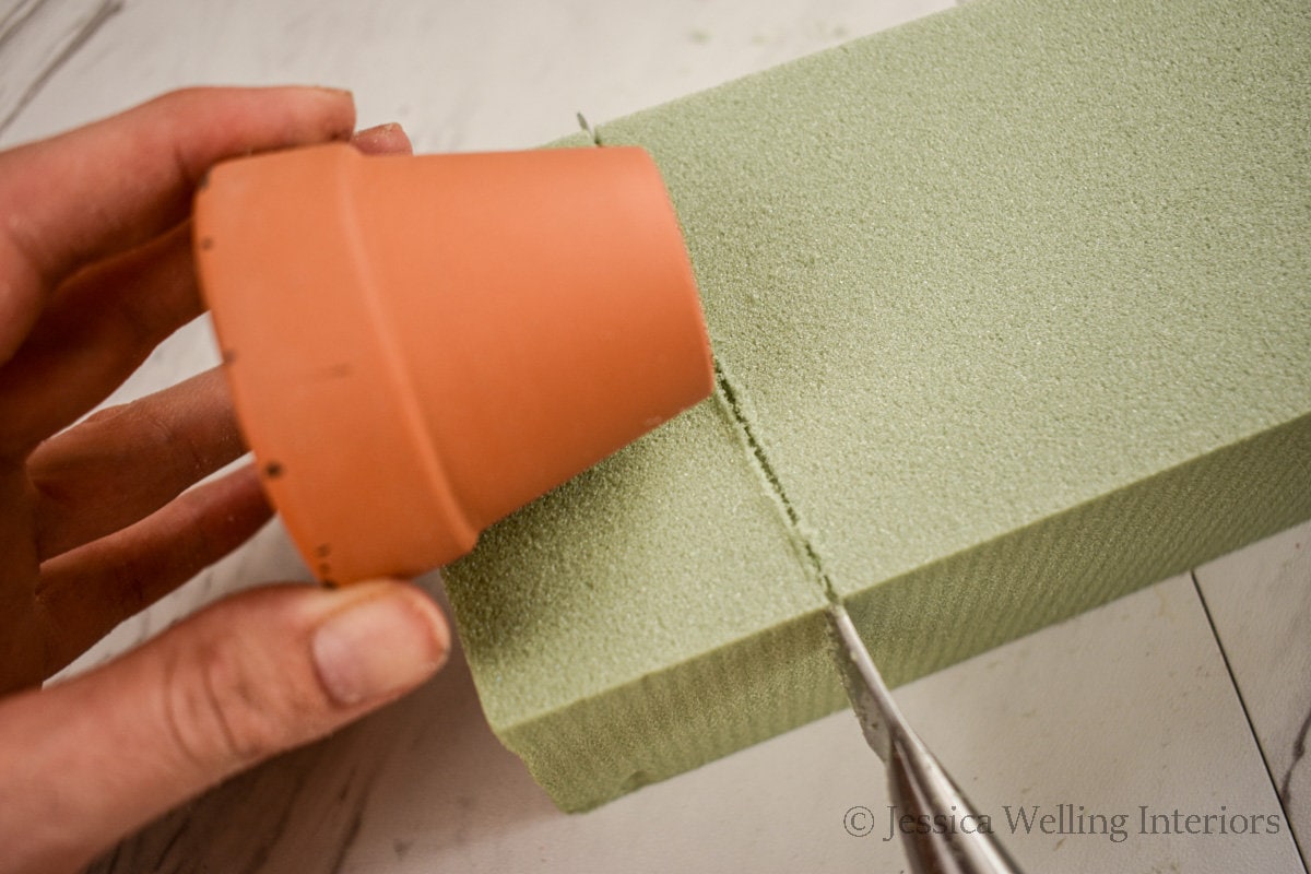 DIY Mini Artificial Potted Plants Jessica Welling Interiors