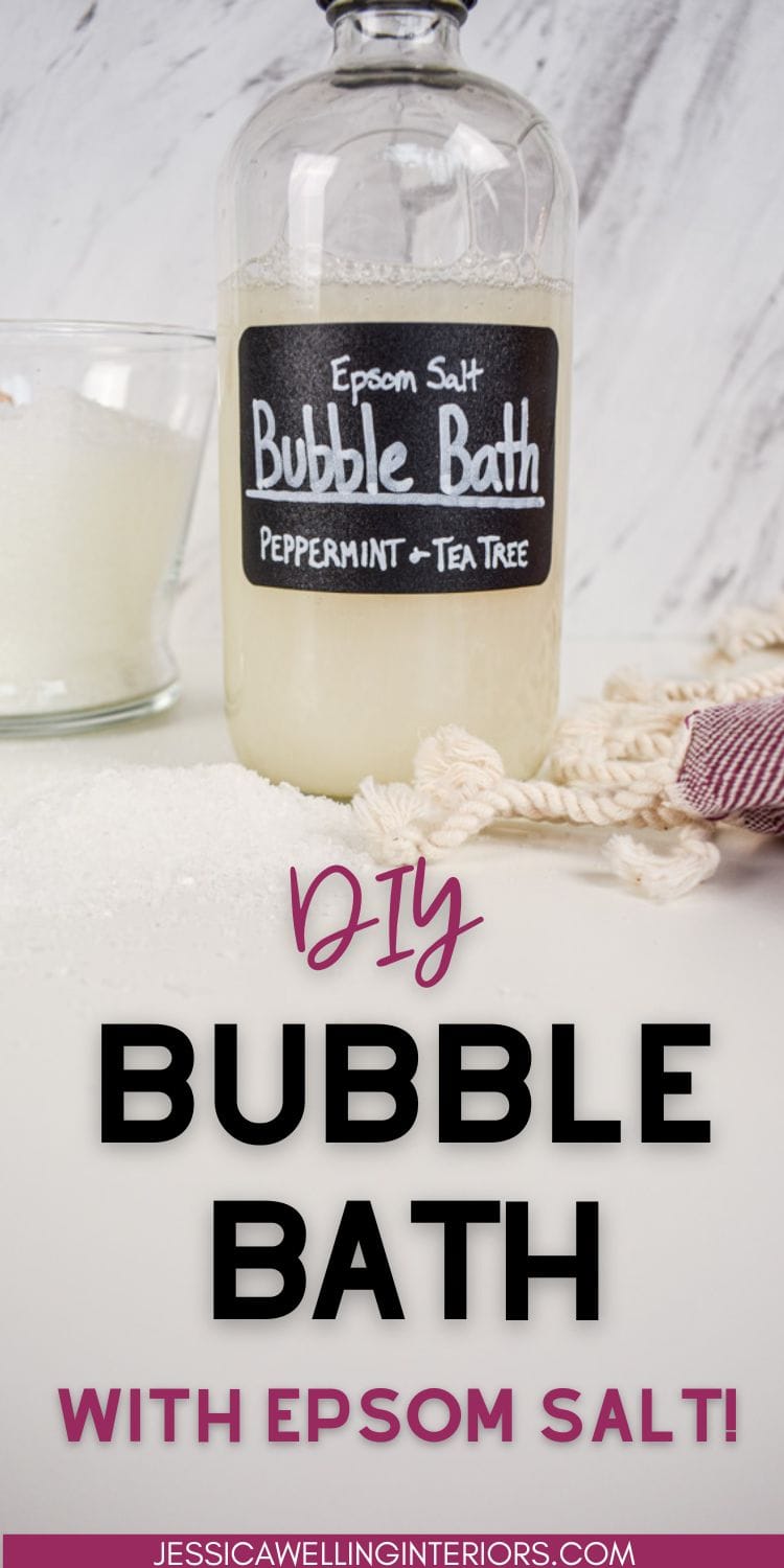 DIY Bubble Bath with Epsom Salt Jessica Welling Interiors