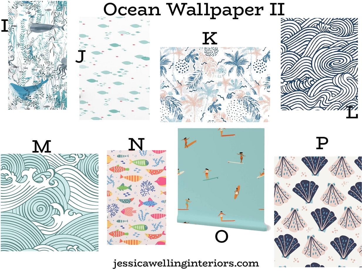 200 Cool Wallpapers For Girls Rooms 2024 Jessica Welling Interiors   Ocean   For Girls 2 1 