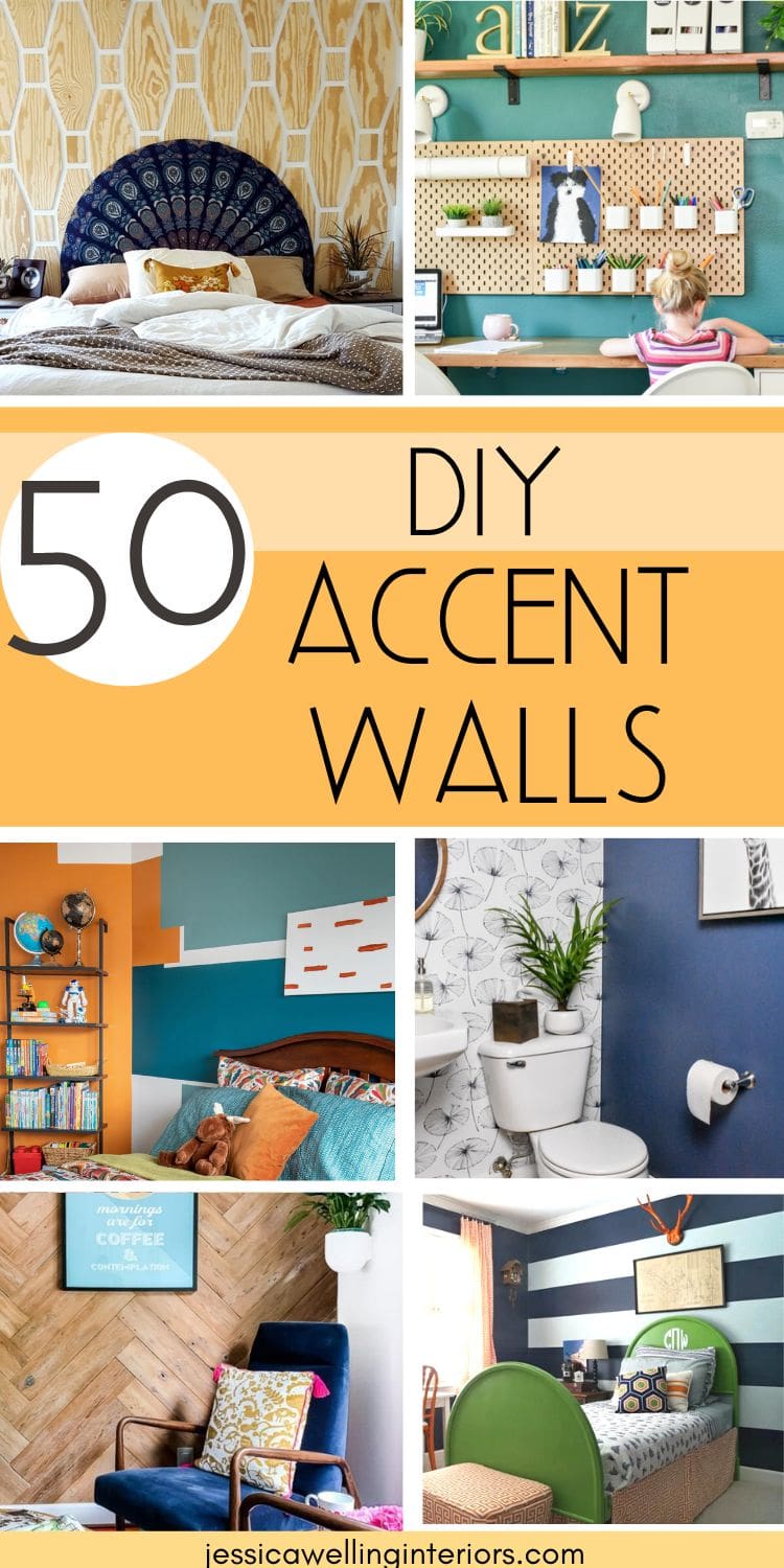 50 Brilliant Diy Accent Wall Ideas You Need To See Jessica Welling Interiors 5387