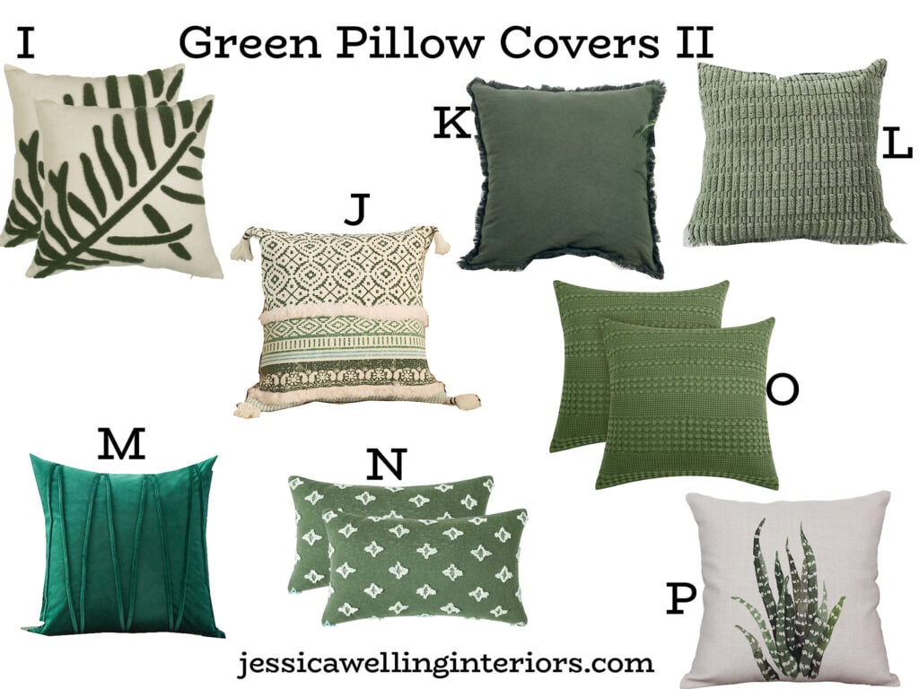 3 Throw Pillow Cover Set, Tufted 20 X 20 Boho Pillows, Decorative Mud Cloth  Lumbar Cover, 16 X 16 Olive Green Covers 