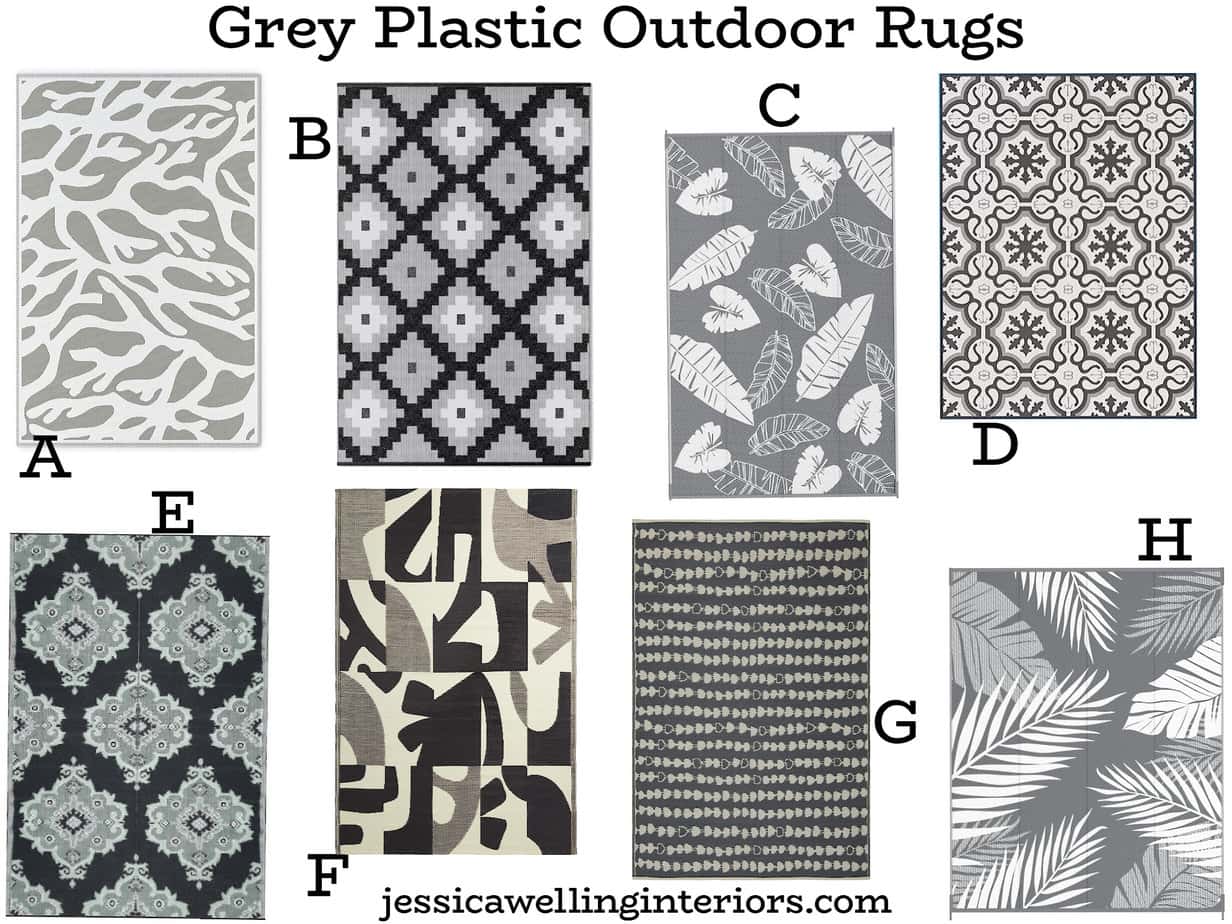 The Best Plastic Outdoor Rugs On A Budget 2024 Jessica Welling   Grey Plastic Outdoor Rugs 1 