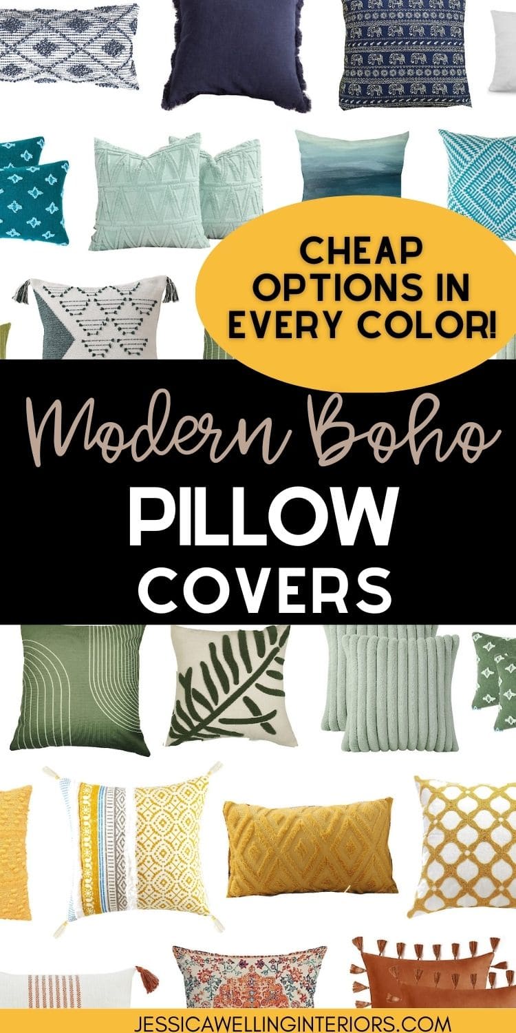 Amazon's Best Boho Pillow Covers Under $15! (2025) - Jessica Welling ...