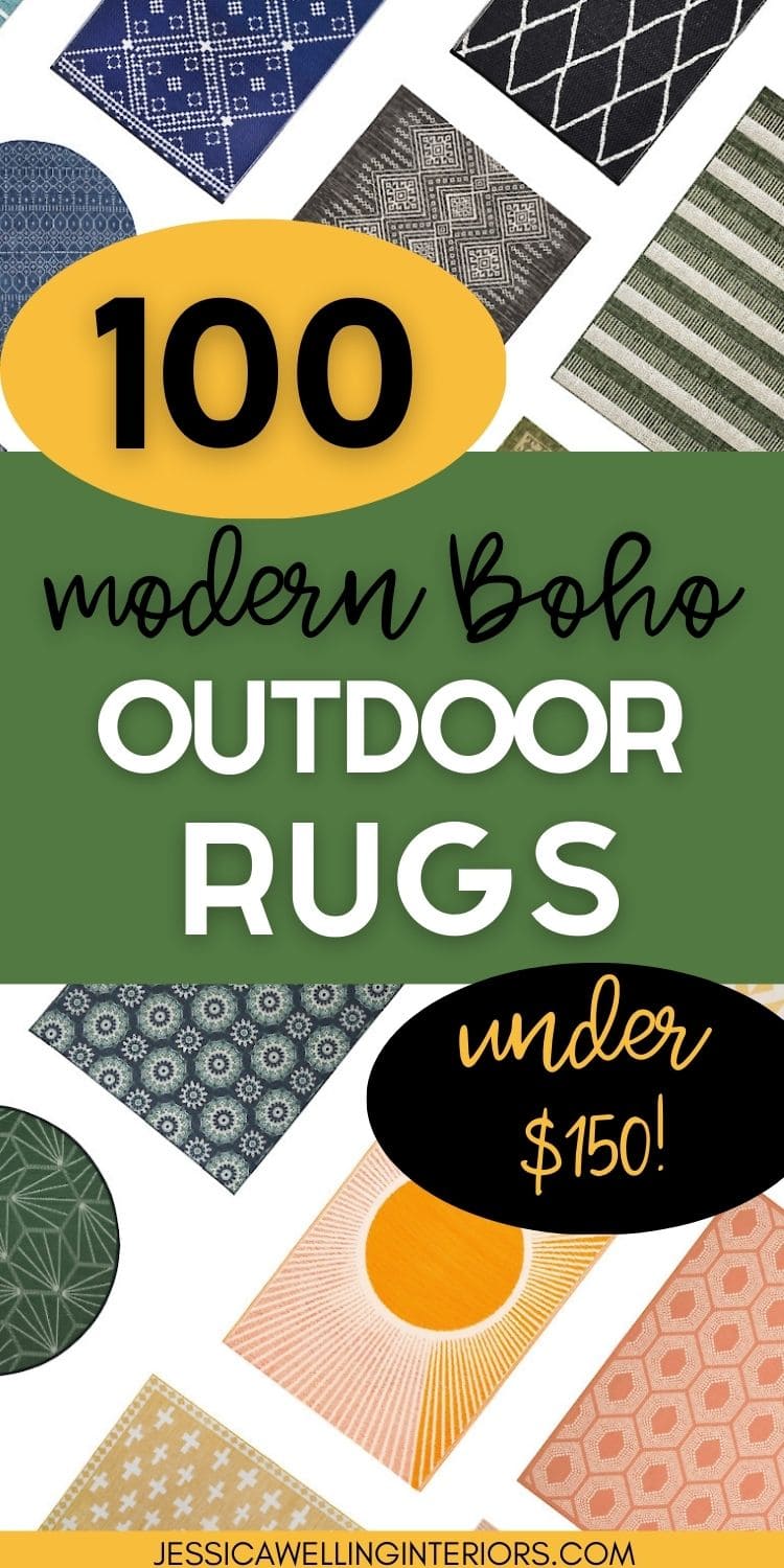 100 Boho Outdoor Rugs Under 150 (2024) Jessica Welling Interiors