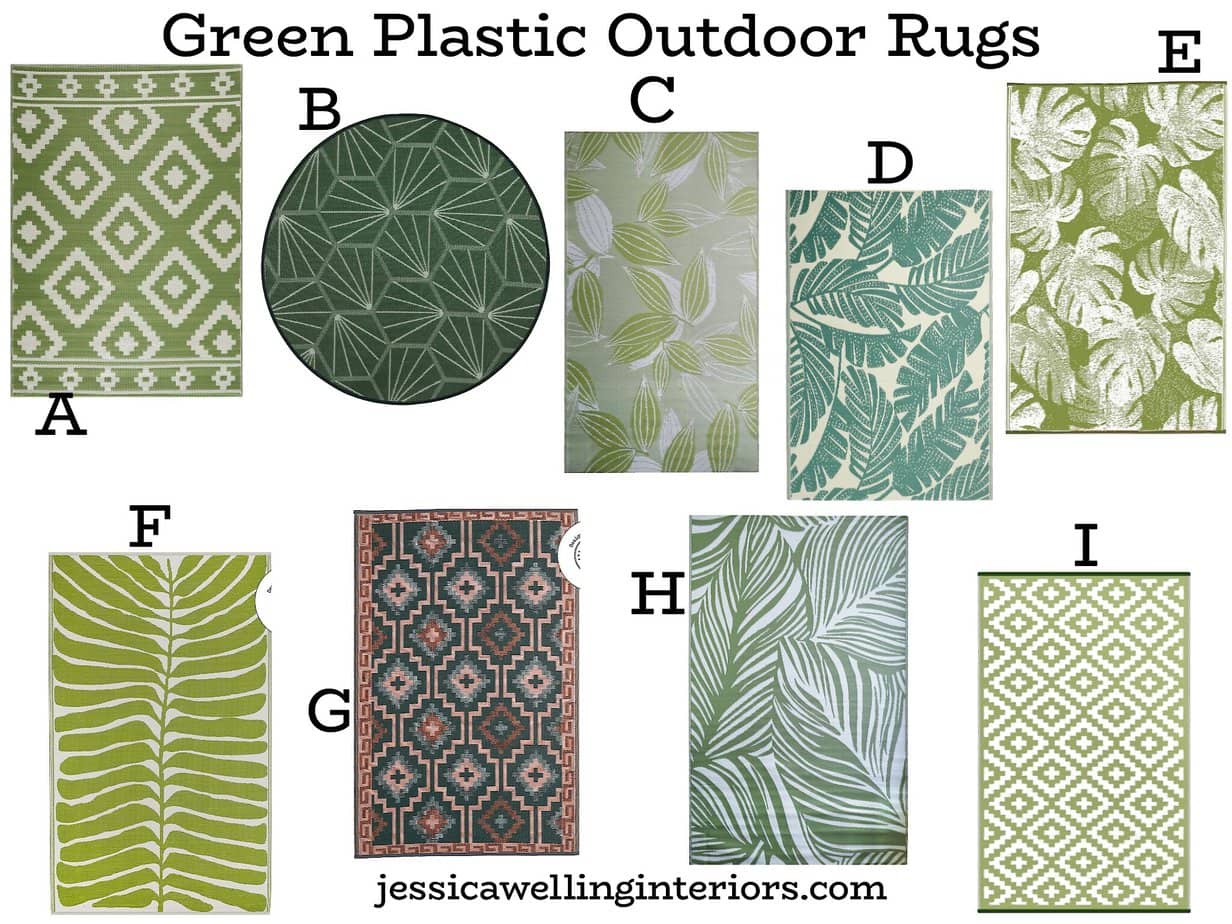 The Best Plastic Outdoor Rugs On A Budget 2024 Jessica Welling   Green Waterproof Outdoor Rugs 