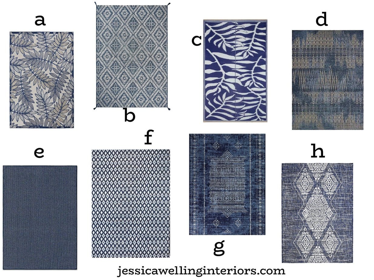 The Best Blue Outdoor Rugs 2024 Jessica Welling Interiors   Navy Outdoor Rugs 